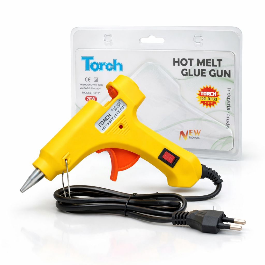 Lem Tembak Listrik 40 Watt On Off Torch Hot Melt Glue Gun Bakar Kecil Serbaguna Tools DIY Pemanas Pe