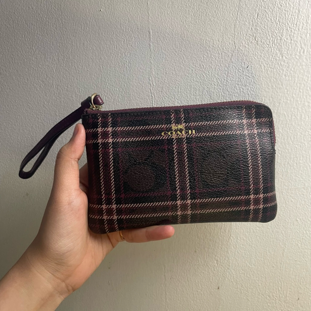 wts preloved coach original wrislet wallet dompet wanita women woman