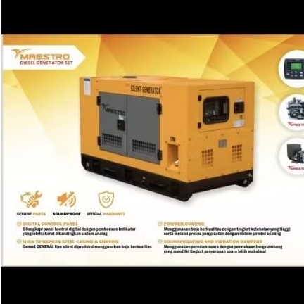 GENSET 50 KVA DIESEL MAESTRO HEAVY DUTY
