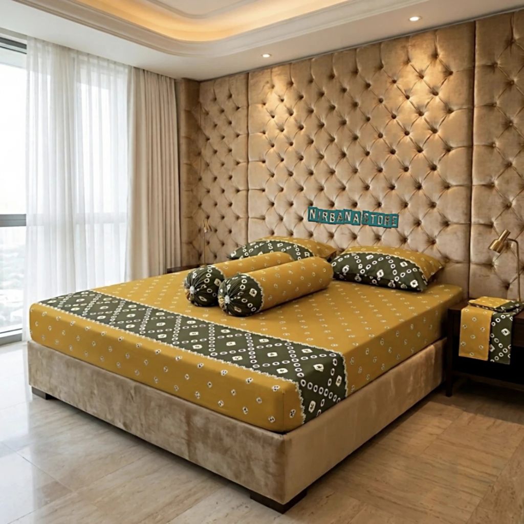 Sprei Batik Motif Jumputan. Sprei size 90x200, 100x200, dan 120x200 – Sprei Homemade Murah - Sprei J