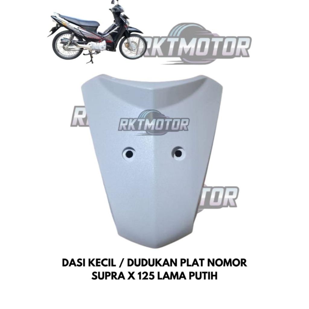 TAMENG DEPAN SUPRA X 125 LAMA 2005/2007 PUTIH // TAMENG DEPAN SUPRA X 125 LAMA