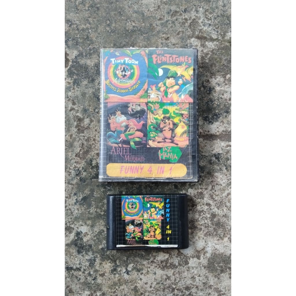 kaset sega funy 4 in 1