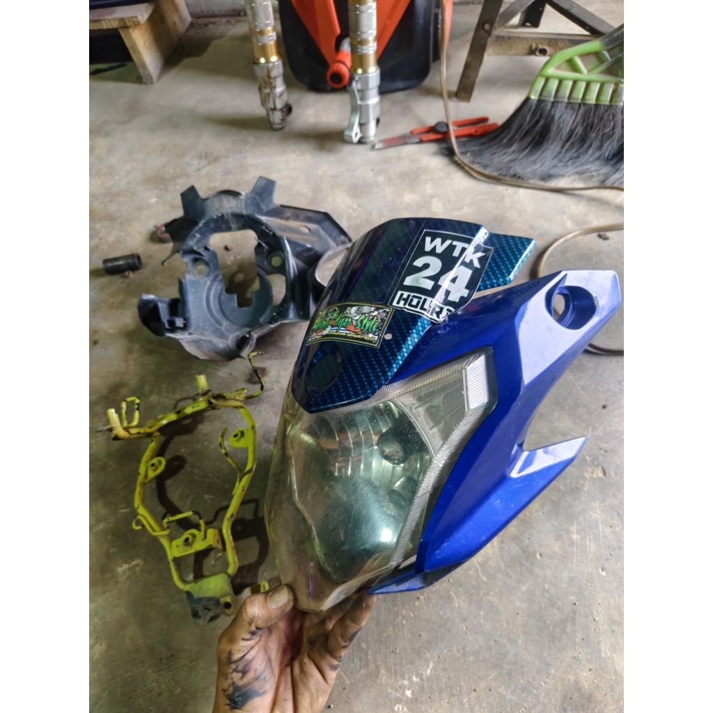 batok vixion new advance set bracket copotan