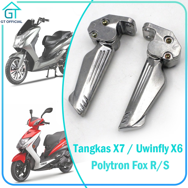 1 Pair Pedal Sepeda Elektrik Footstep Fox R/S Dan Tangkas X7 Uwinfly X6 Foot Step Sepeda Listrik Pij