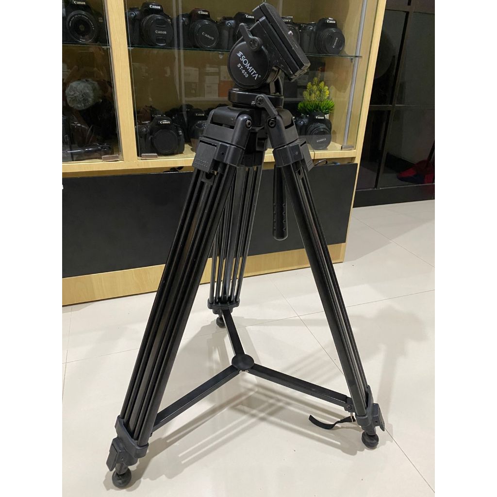 TRIPOD SOMITA ST-650 TRIPOT SOMITA ST 650 BEKAS CAMCORDER MURAH