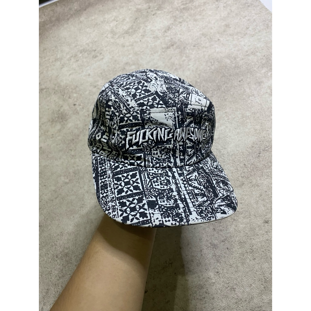 Fucking Awesome Acupuncture Volley Strapback 6 Panel Aop Topi Original