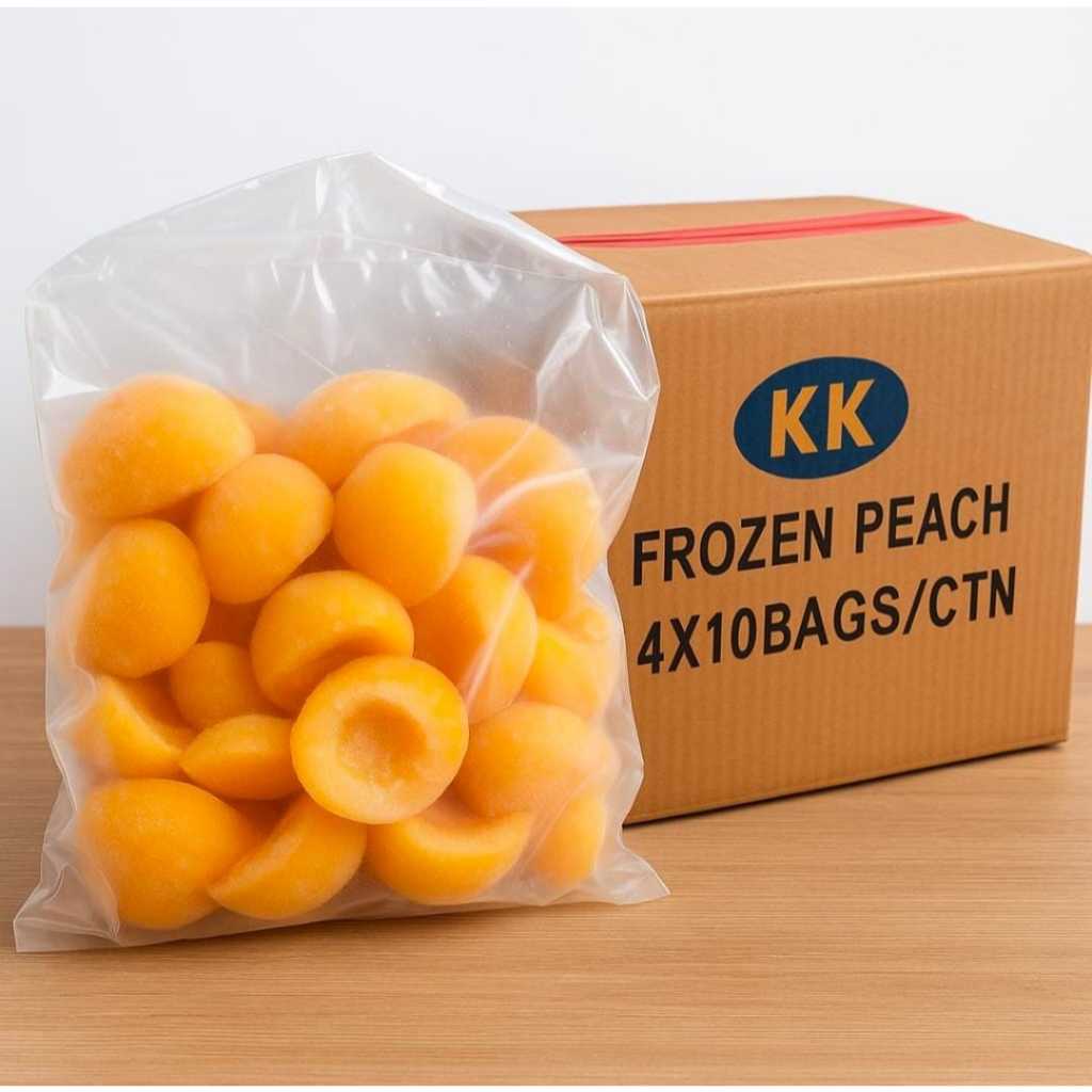 buah peach frozen 1kg