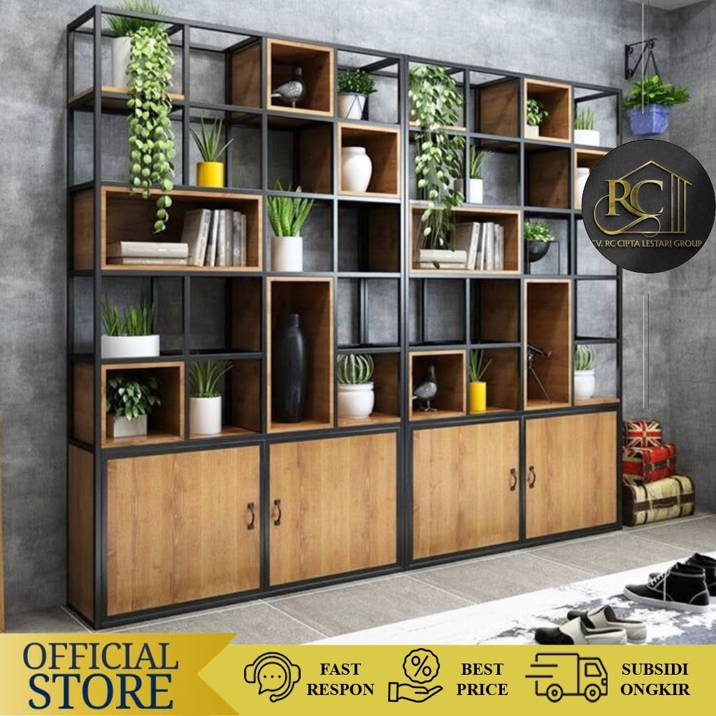 Rak Partisi Jumbo Kotak MinimalisITerima CustomeIPenyekat Ruangan