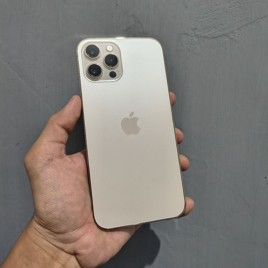iPhone 12Pro Max 128GB Gold Second Inter Beacukai