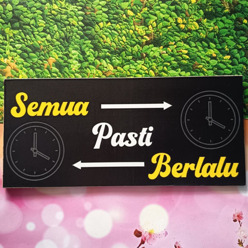 Pajangan Kata kata bijak aesthetic tinggal tempel Pajangan Dingding Hiasan dingding Hiasan kamar Dek