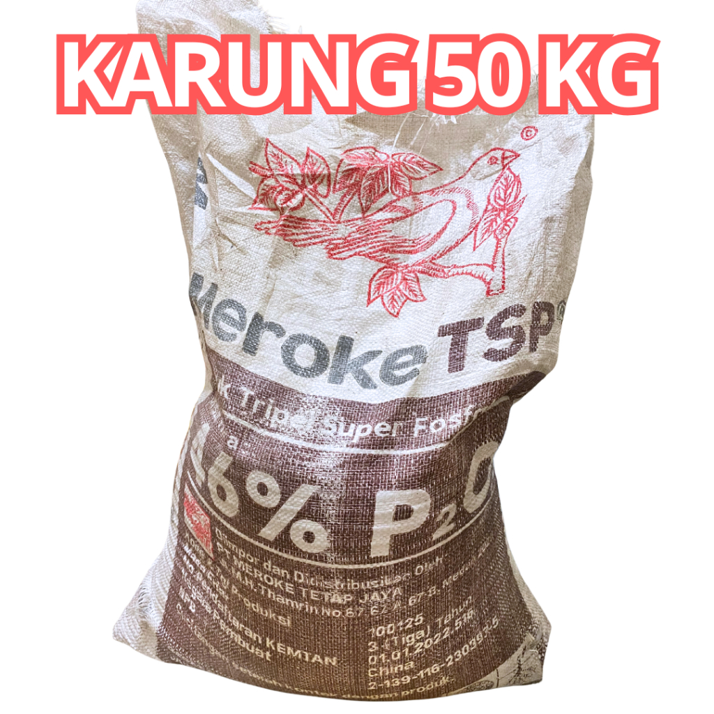 -CARGO- Meroke TSP 50 Kg = 1 Karung Pabrik P 46% Fosfat