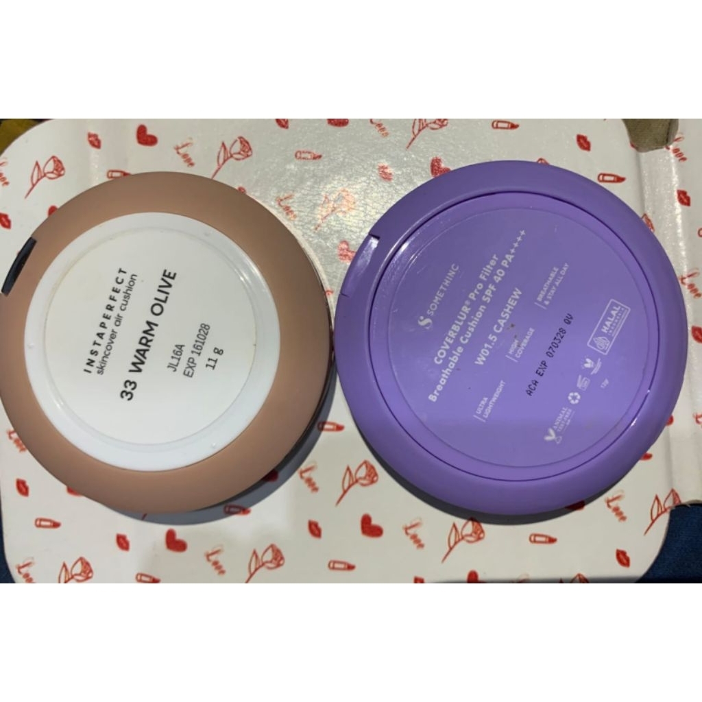 PRELOVED CUSHION INSTAPERFECT SOMETHINC COVERBLUR