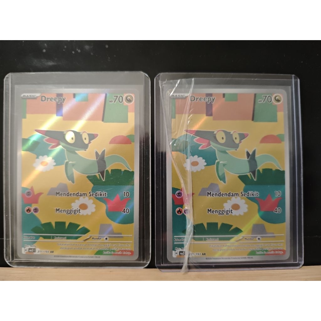 TCG Pokemon Indonesia Dreepy AR Drakloak AR Vanilish AR