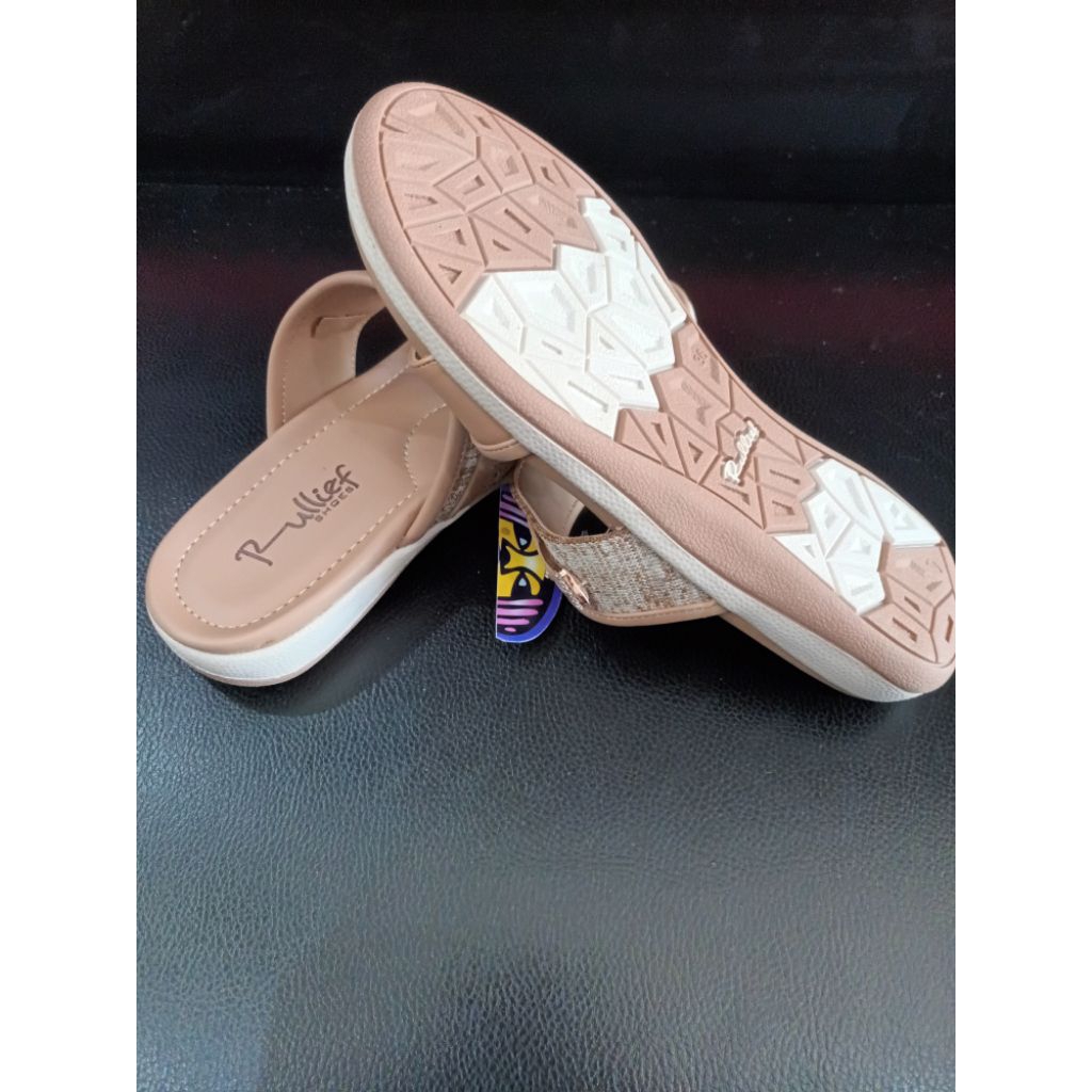 Sandal Slop Wanita Dewasa / Sandal Rullief FLT 126