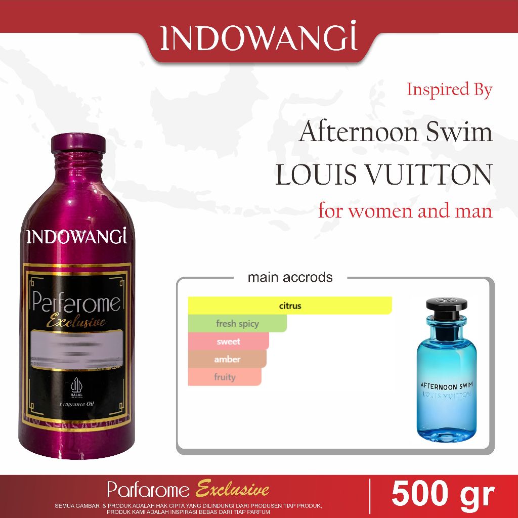 Bibit Parfum Afternoon Swim lv Produk PARFAROME EXCLUSIVE Kemasan Segel 500GR