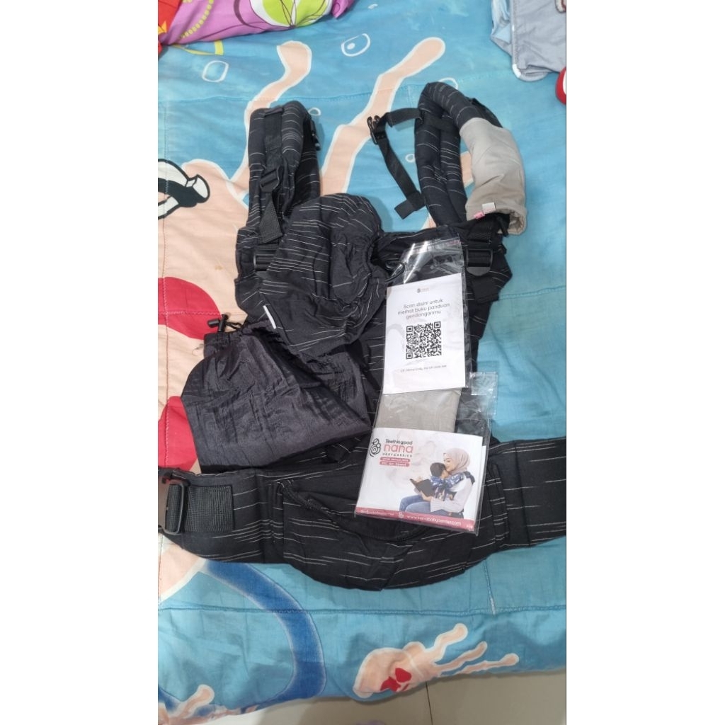 Preloved - Gendongan SSC Nana Baby Carrier Optima Warna Gerimis