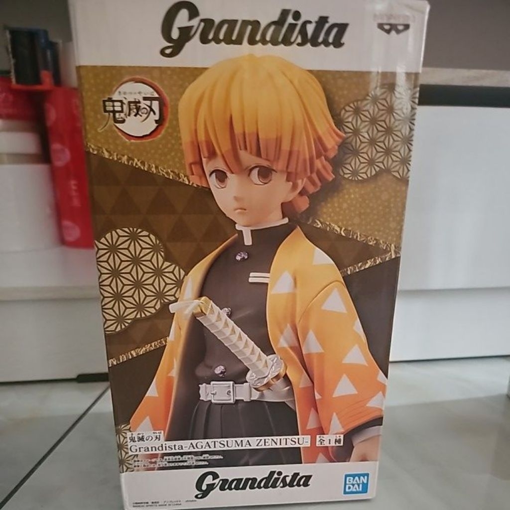 Grandista kimetsu no yaiba zenitsu figure