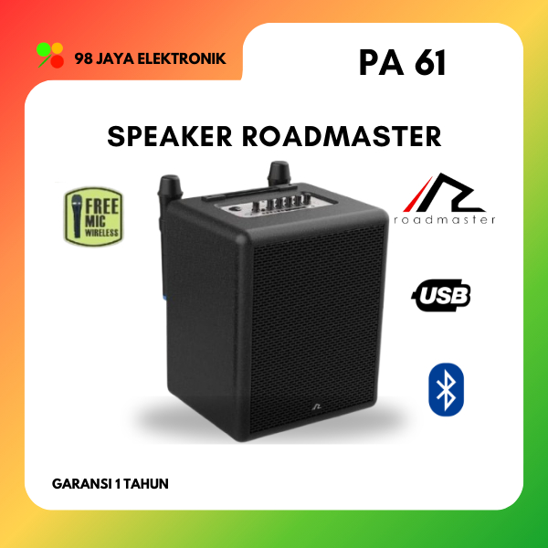 Speaker Bluetooth Portable Roadmaster PA 61 GARANSI RESMI