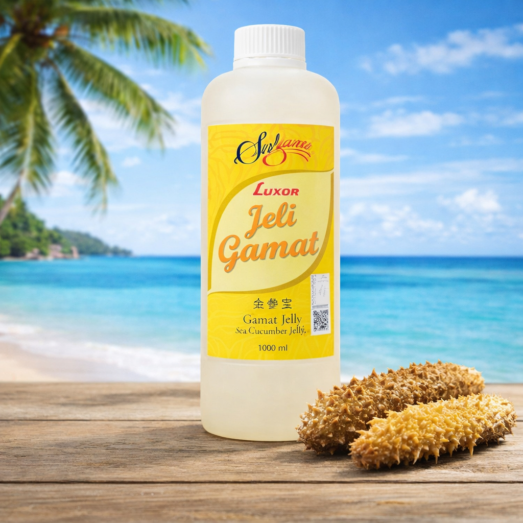 JELLY GAMAT CAIR LUXOR 1 LITER jelly gamat 1000ml original - teripang emas Luxor