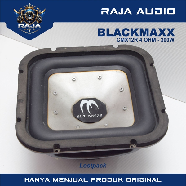 Crunch BlackMaxx Subwoofer 12 Inch Square – Subwoofer Mobil Bass Power