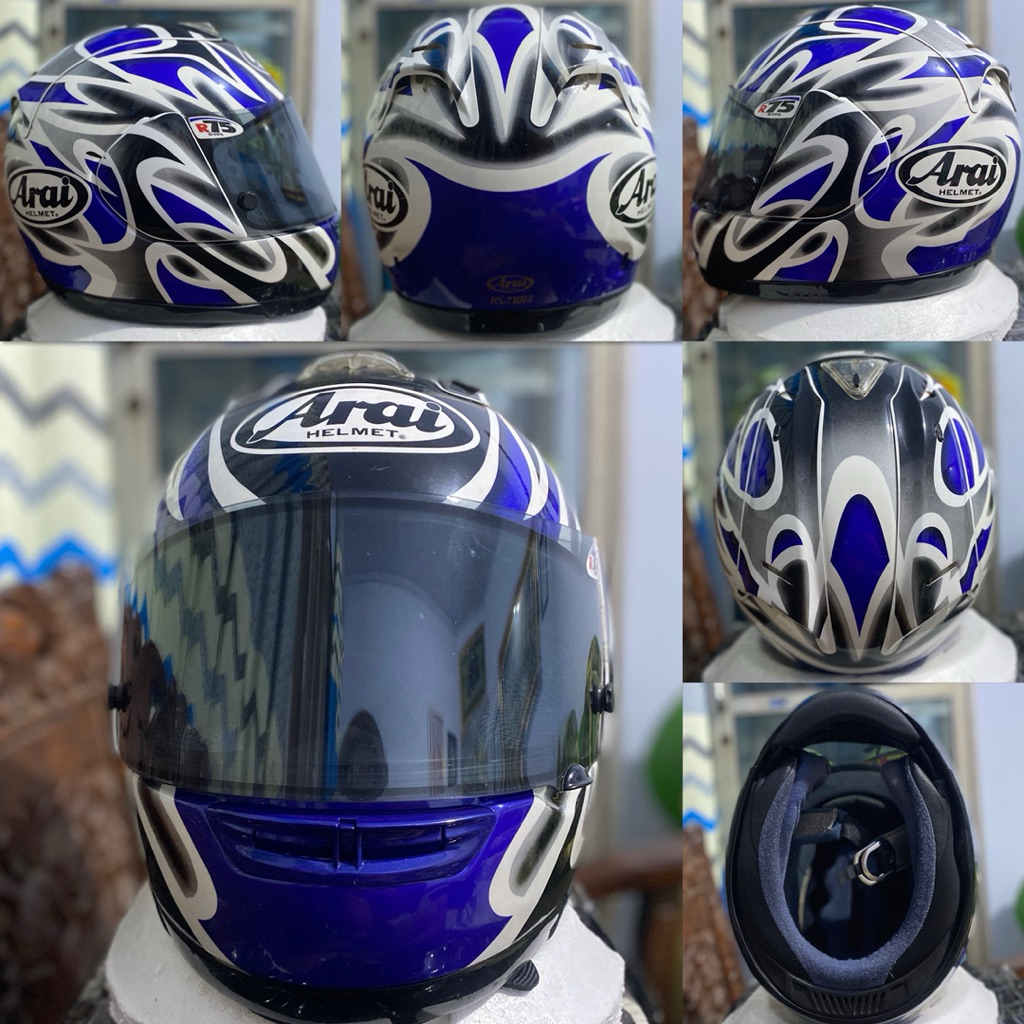 arai rr4 colin edward blue