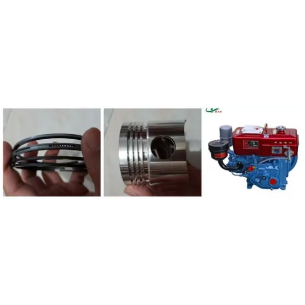 R175 Piston + Ring Piston untuk mesin Dongfeng dll R-175 R 175 R175