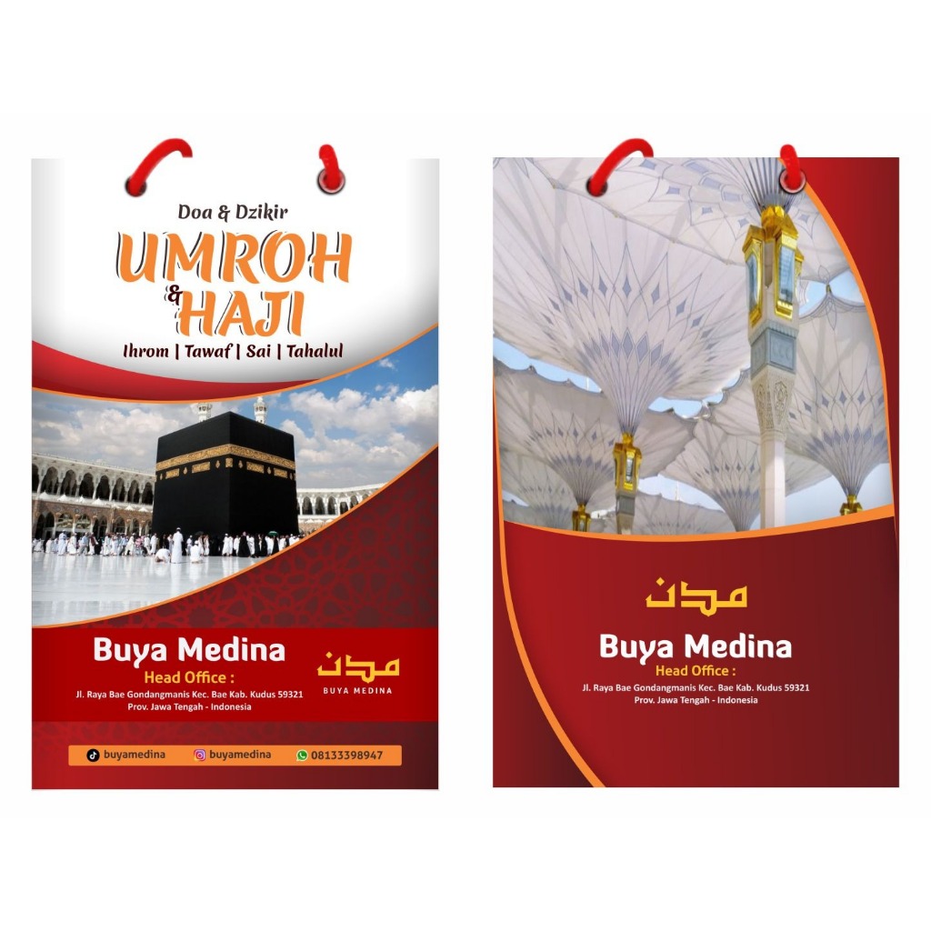 Buku Doa Manasik Panduan Doa & Dzikir Manasik Haji Umrah | Buku Panduan Doa Haji Umrah