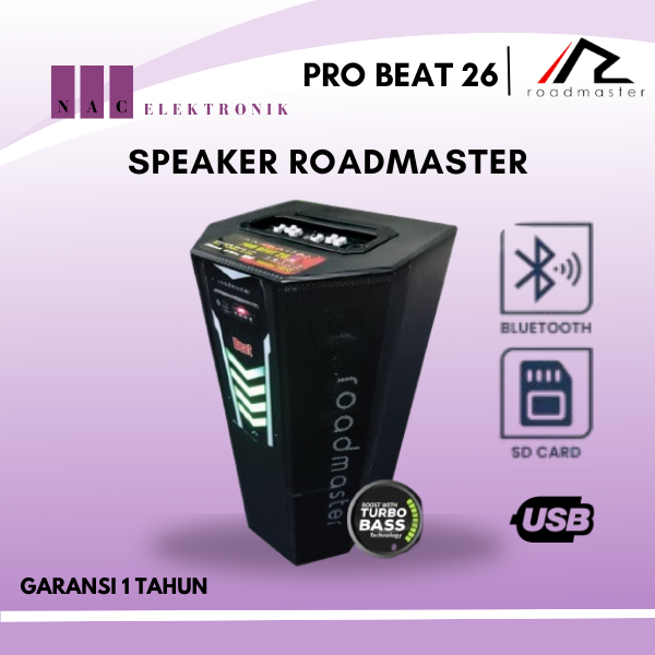 SPEAKER ROADMASTER PRO BEAT 26 GARANSI RESMI
