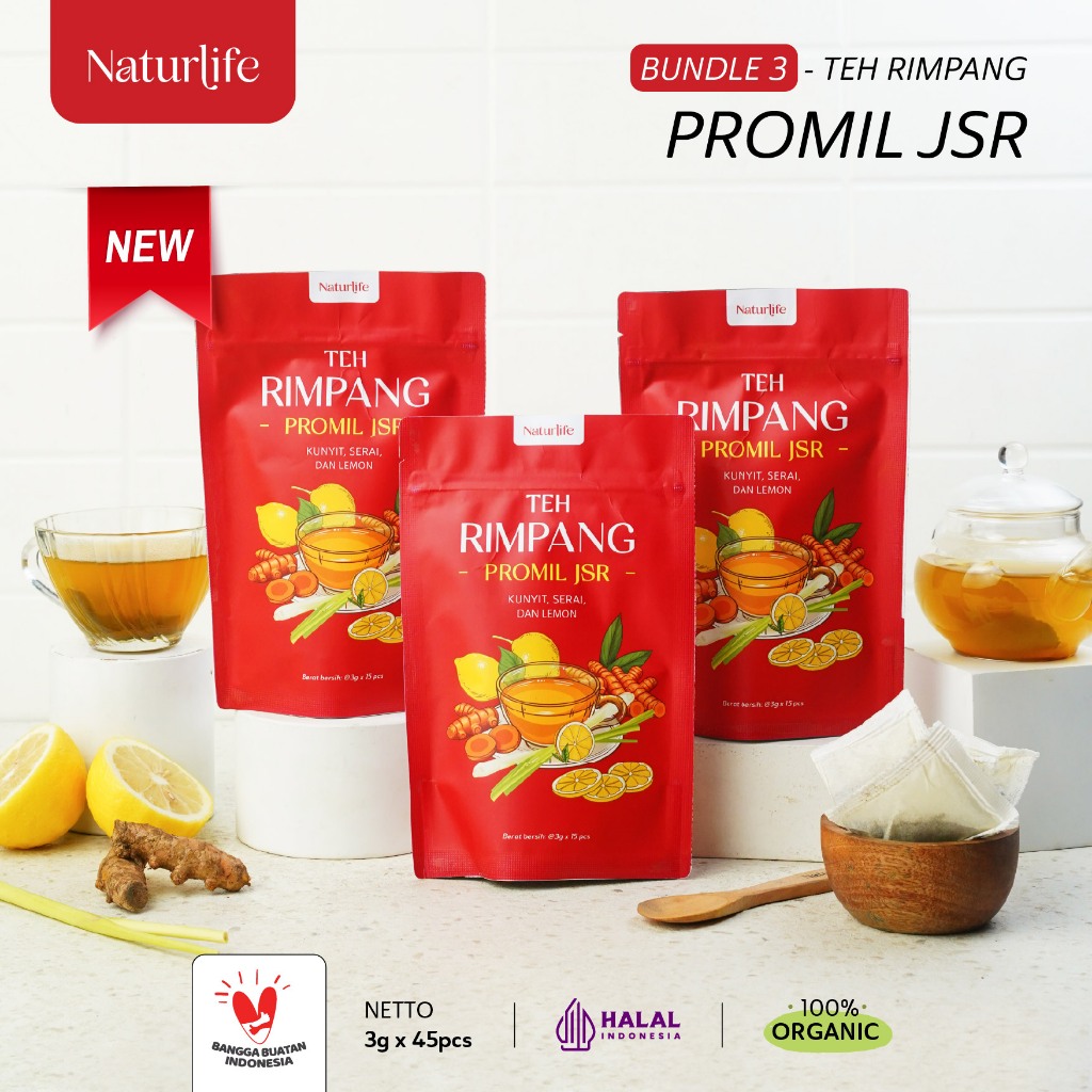 BUNDLING 3 TEH JSR PROMIL SUAMI ISTRI NATURLIFE / JSR DETOX RAHIM / JAMU PROMIL / RAMUAN PROMIL JSR 