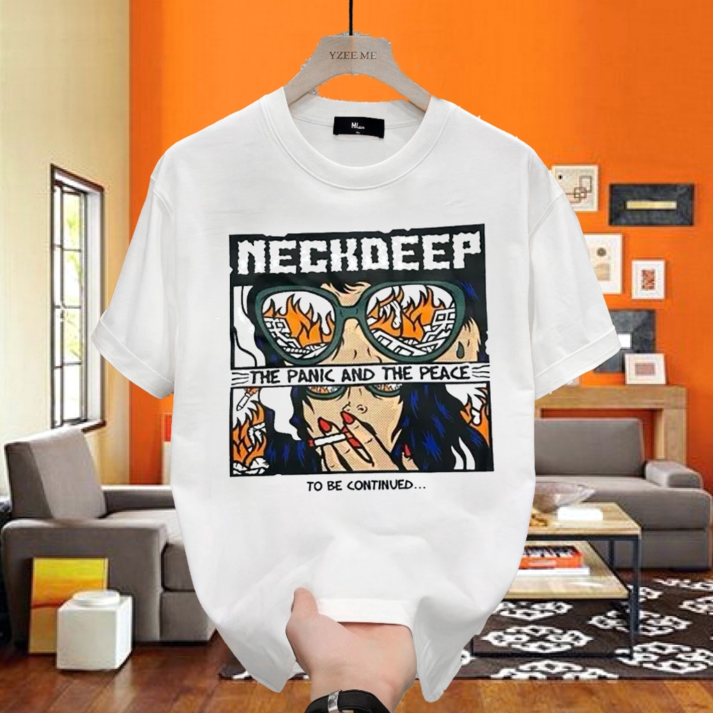 BAND NECK DEEP T Shirt Baju Kaos Distro 24s unisex Neck Deep – In Bloom Growing