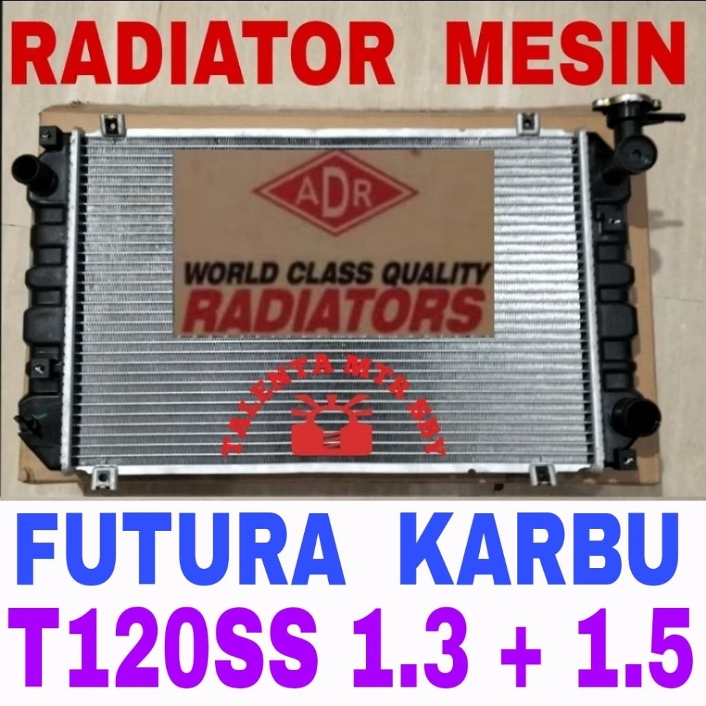 ADR ALMINI ORIGINAL.  RADIATOR MESIN T120SS 1.3 +  1.5 INJEKSI / INJECTION FUTURA 1.3 + 1.5 KARBU