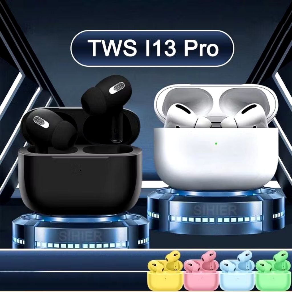 [COD] Headset bluetooth tws handsfree bluetooth earphone wireless i13 pro henset mini best