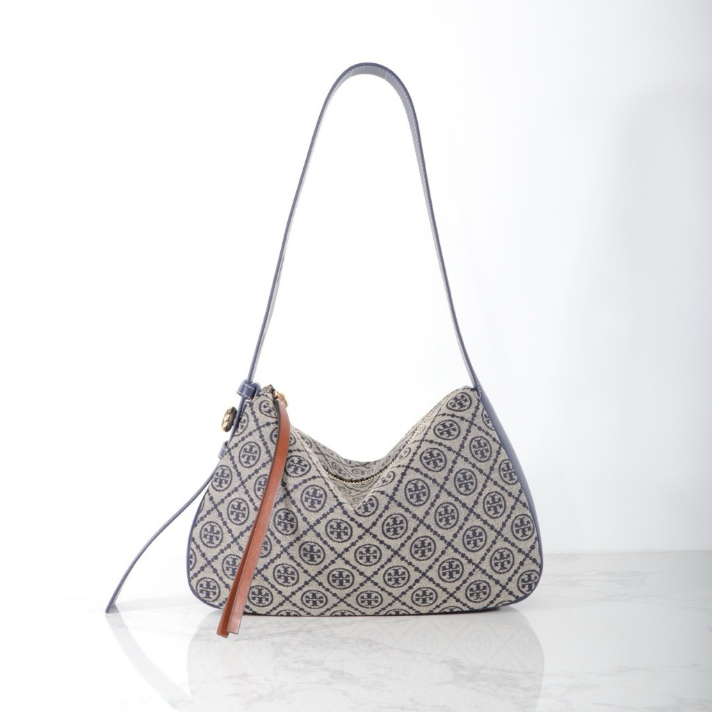 Tas Tory Burch Romy T Monogram Shoulder Bag