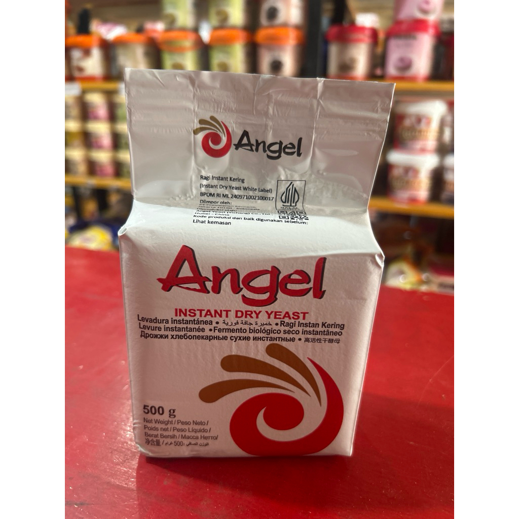 Ragi Instan Angel 500g - Fermentasi Cepat, Ekonomis, Tekstur Roti Lebih Baik
