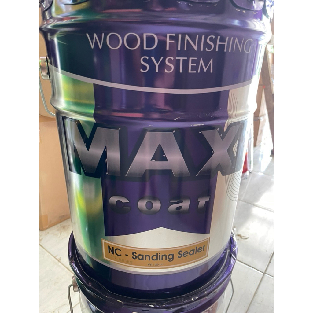 NC System NC Based Cat Pelapis Furniture Kayu Merek Maxi Coat Sanding Sealer dan Top Coat Berbasis N