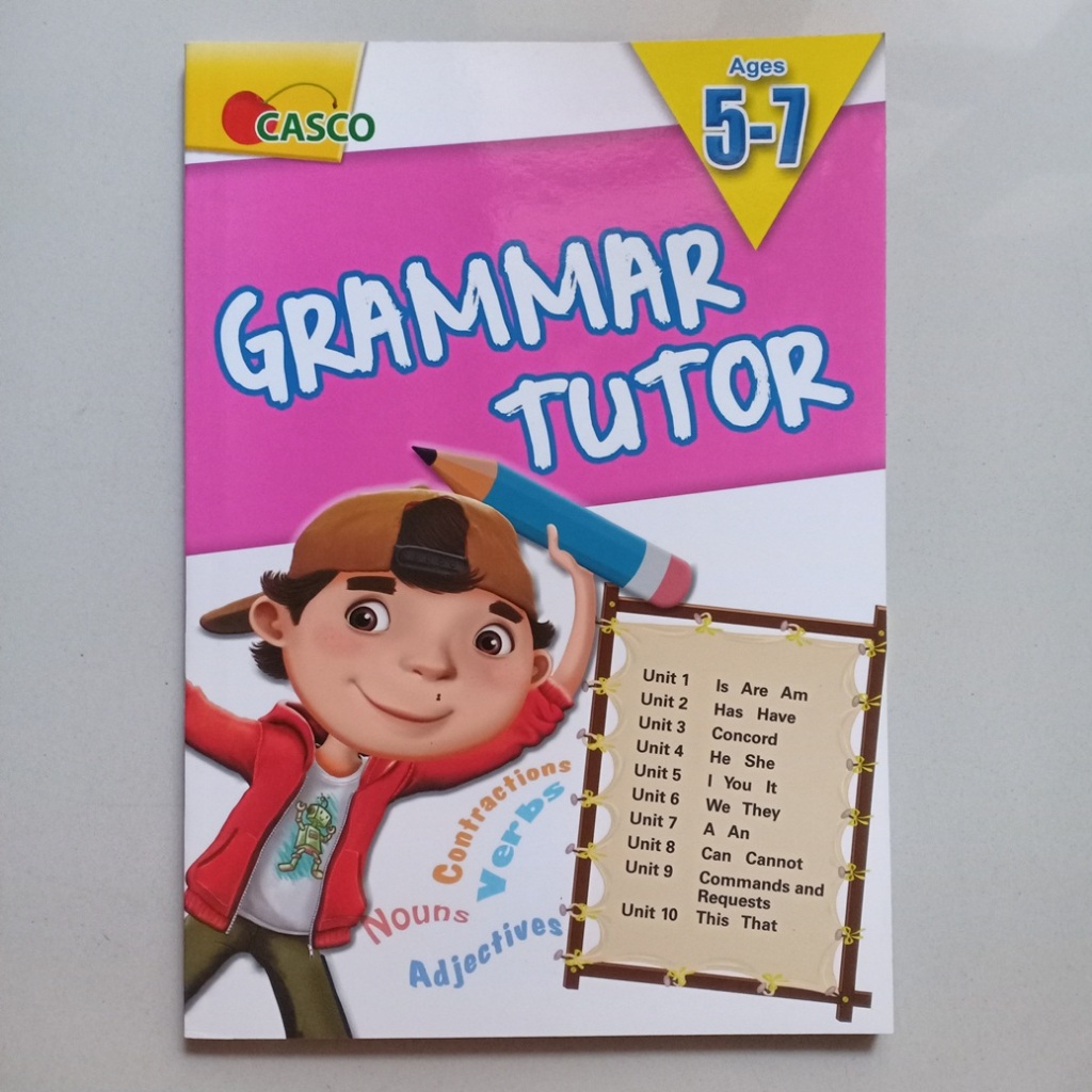BUKU PRESCHOOL ENGLISH GRAMMAR TUTOR (CASCO)