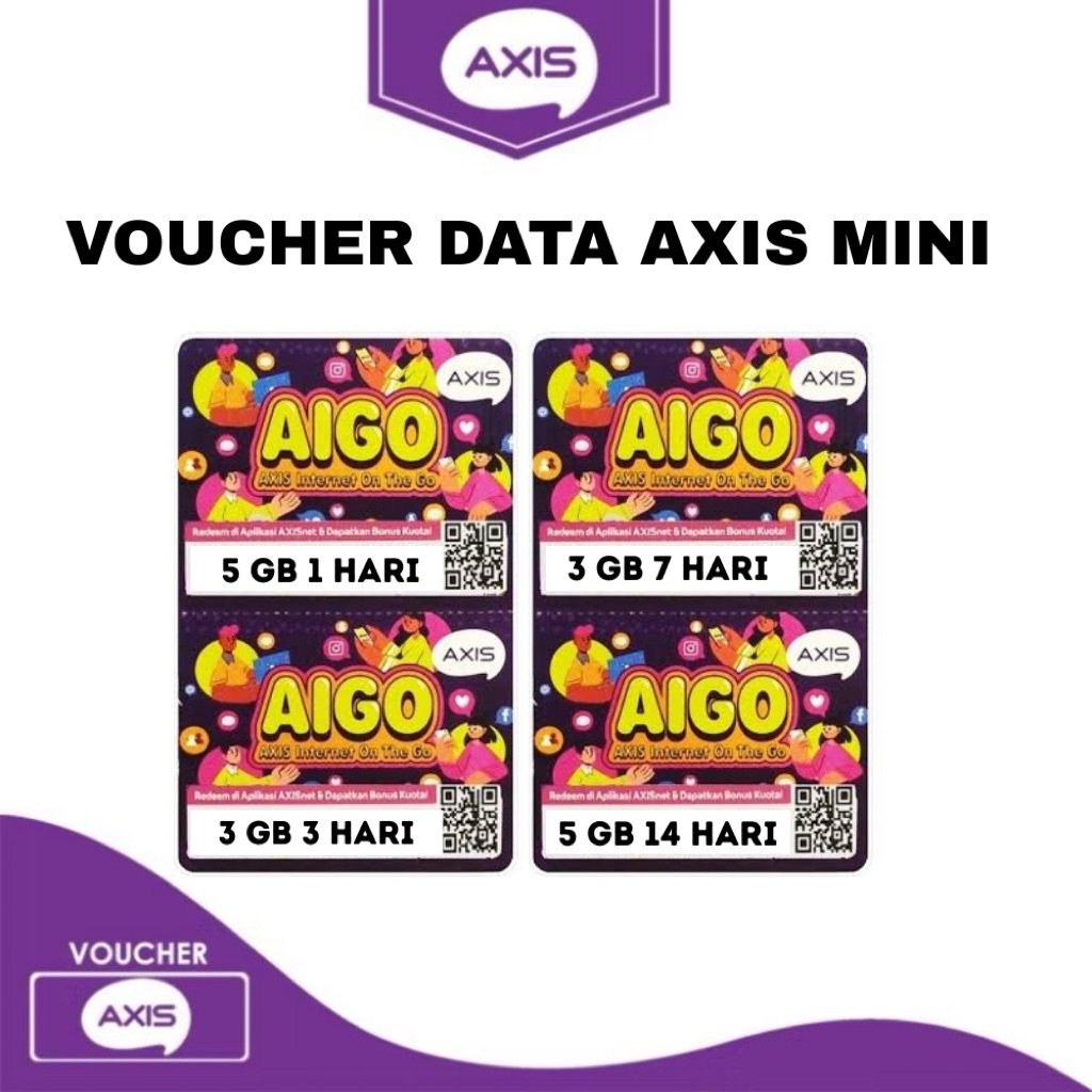 Voucher Data Internet AXIS Mini
