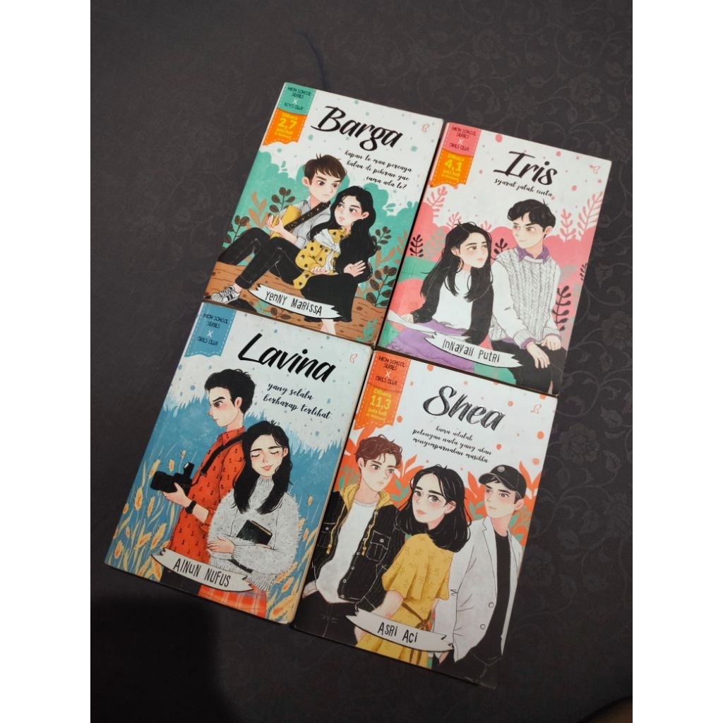 Preloved Novel Series Highschool - Barga Iris Lavina Shea