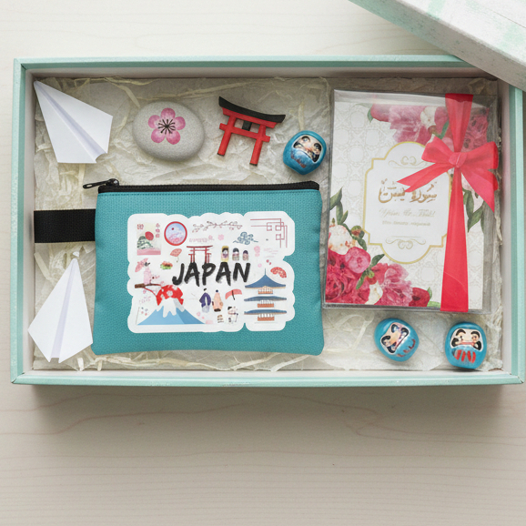 Souvenir Pouch Rainbow Jepang Japan Oleh Oleh Negri Tirai Bambu