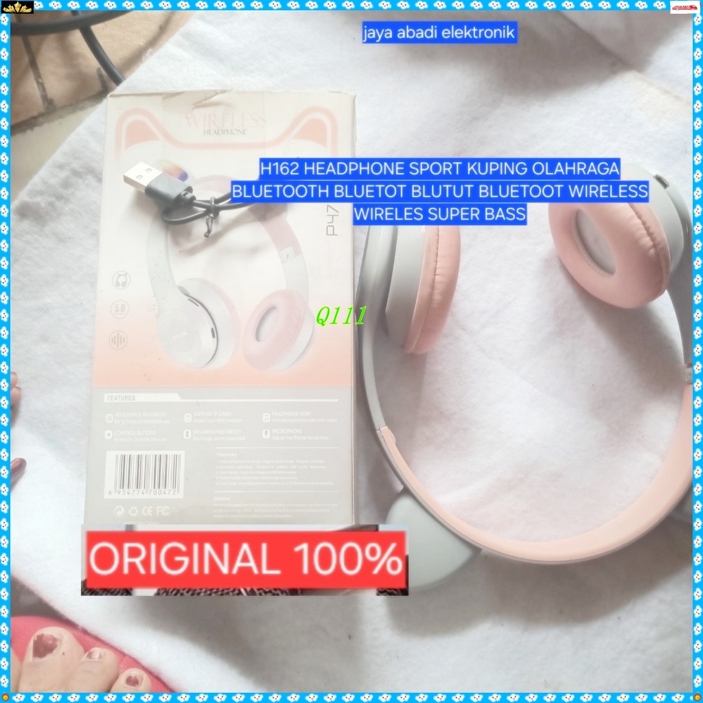 Q111 HEADPHONE SPORT KUPING OLAHRAGA BLUETOOTH BLUETOT BLUTUT BLUETOOT WIRELESS WIRELES SUPER BASS A