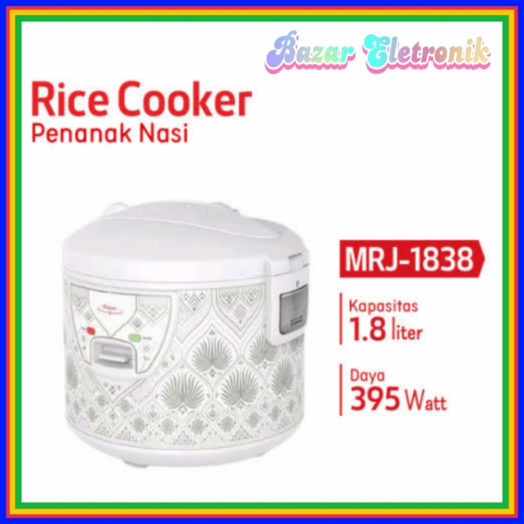 MAGIC COM MASPION MRJ1838 / MAGIC COM MASPION 1,8 LITER / MAGIC COM MASPION MRJ 1838 / MAGIC COM