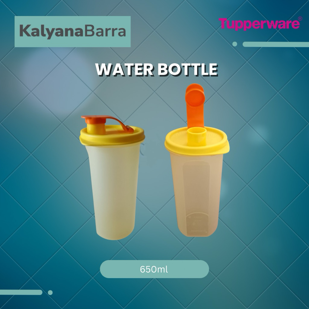 TUPPERWARE Water Bottle 650 ml – Kuning