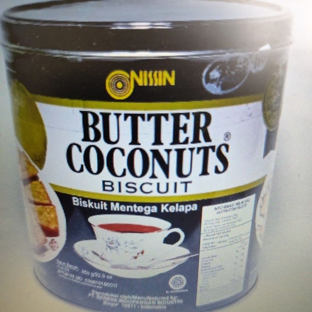 Nissin Butter Coconut Kaleng