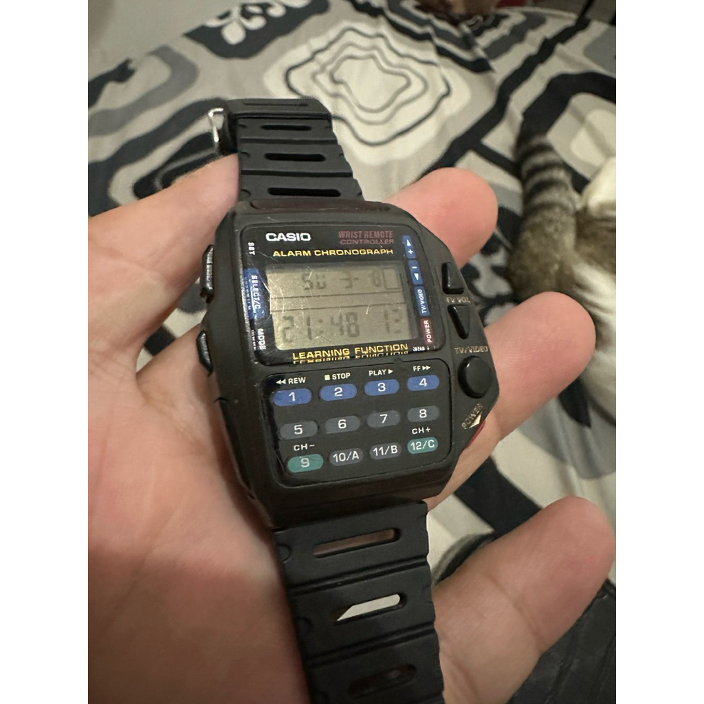 Jam Tangan Vintage Remote Control Casio CMD-50 Minus (Baca Deskripsi)