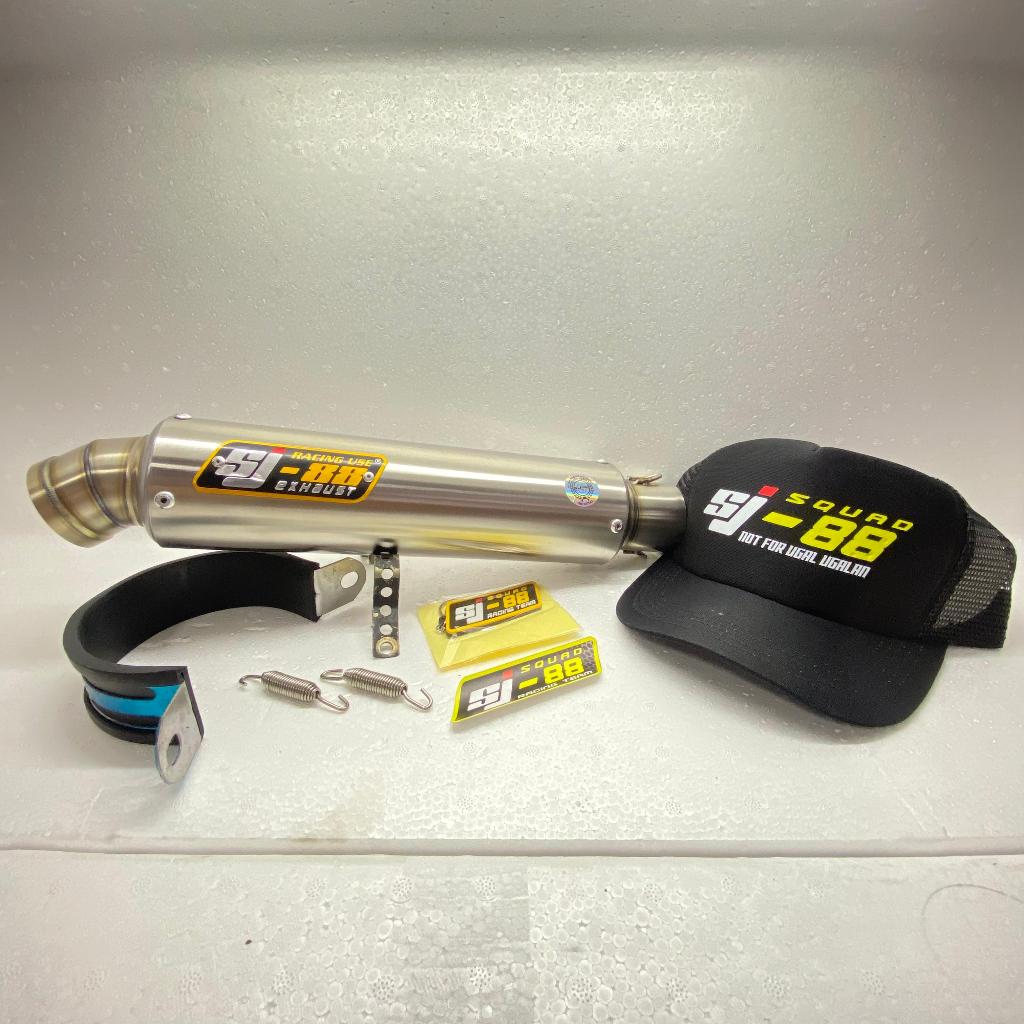 Knalpot Sj88 Fulset Fufi RR s1 Silincer Abadi New/Slim J3 Free Jersey