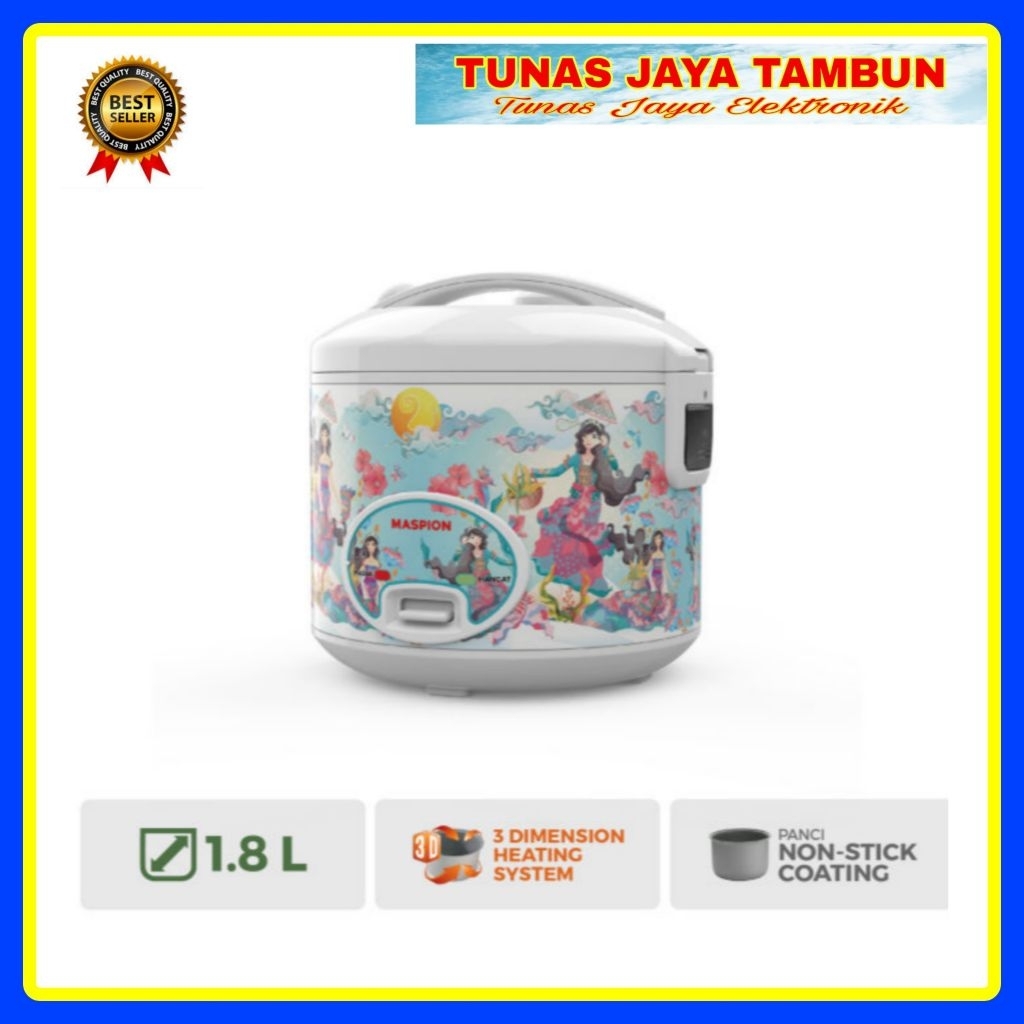 MAGIC COM MASPION MRJ 1808 DS / MAGIC COM MASPION 1.8 LITER MRJ 1808DS / MASPION MRJ1808DS