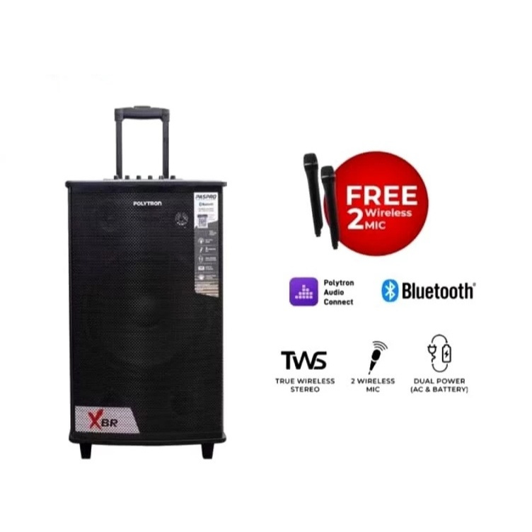 POLYTRON PAS PRO 10F7 SPEAKER PORTABLE