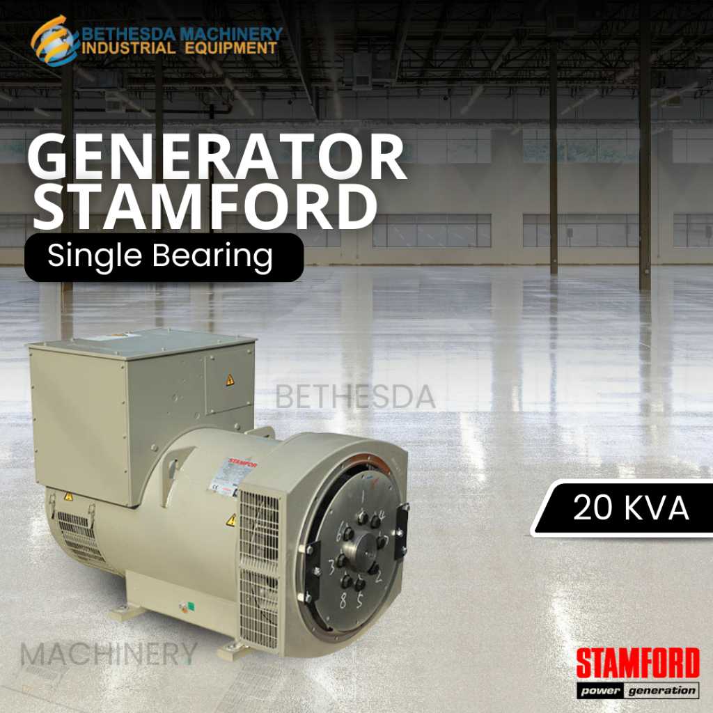 Generator / Alternator Stamford 20 Kva 3 Phase Single Bearing