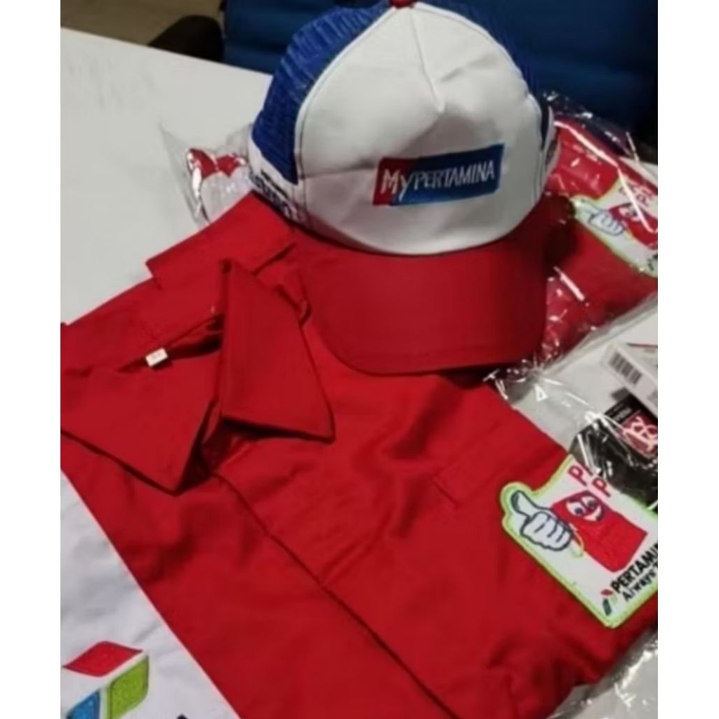 BAJU OPERATOR SPBU BERTAMINA