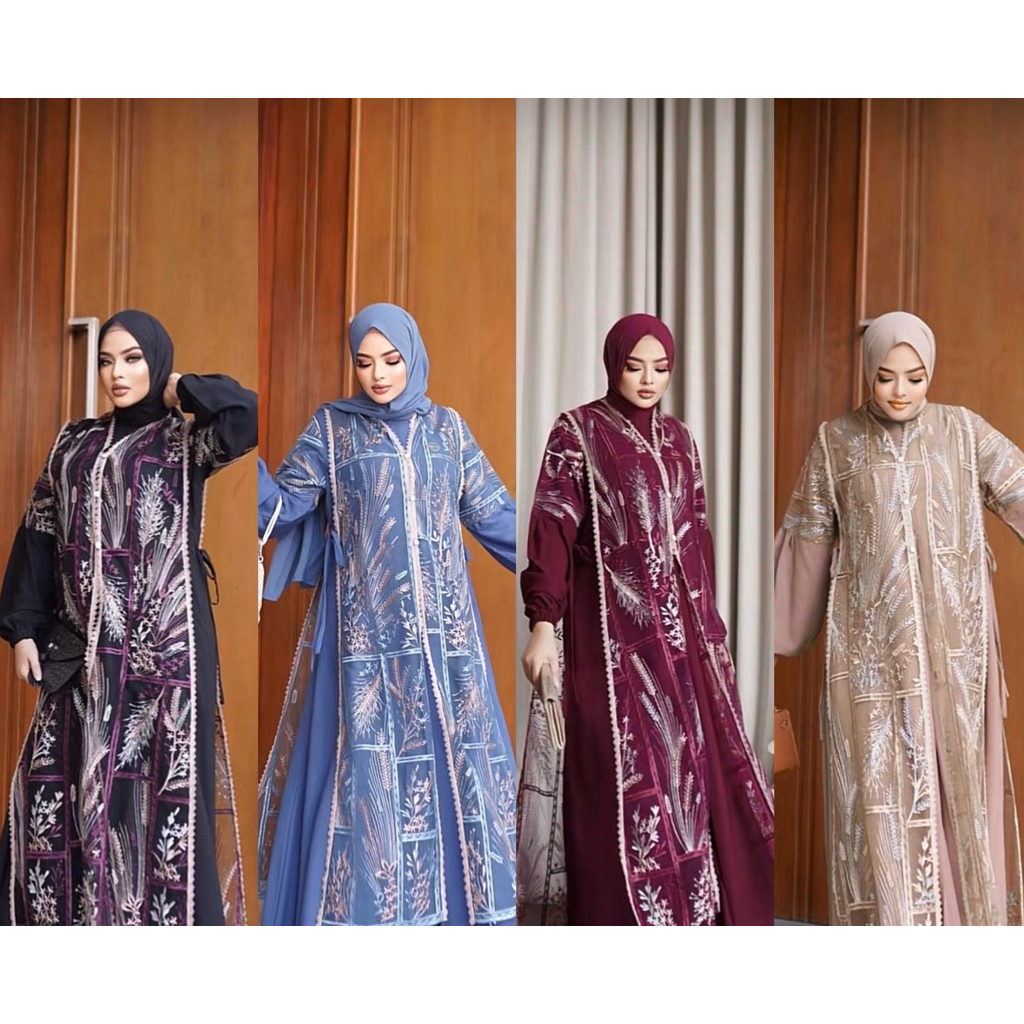 Gamis 2in1 outer amore